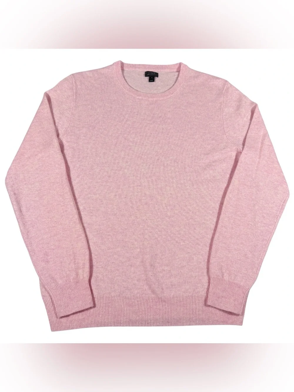 J.Crew Sweater Women’s Small Pink 100% Cashmere Crewneck Pullover Soft Knit
